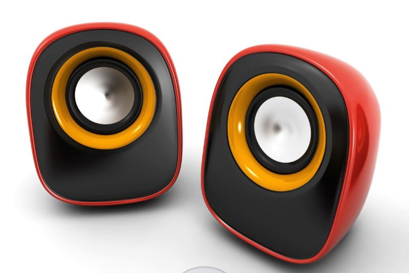 disposición de los parlantes